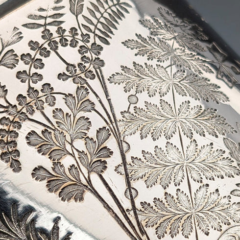 約 1885 年英國古董鍍銀茶具 3 件套 Briddon Brothers